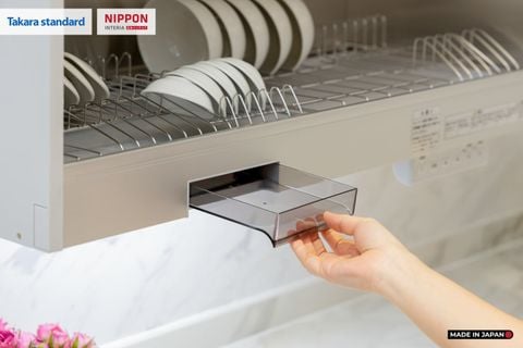 Hệ Tủ Bếp Nhật Bản Cao Cấp Treasia Chữ L Màu VNI - Phố Láng Hạ