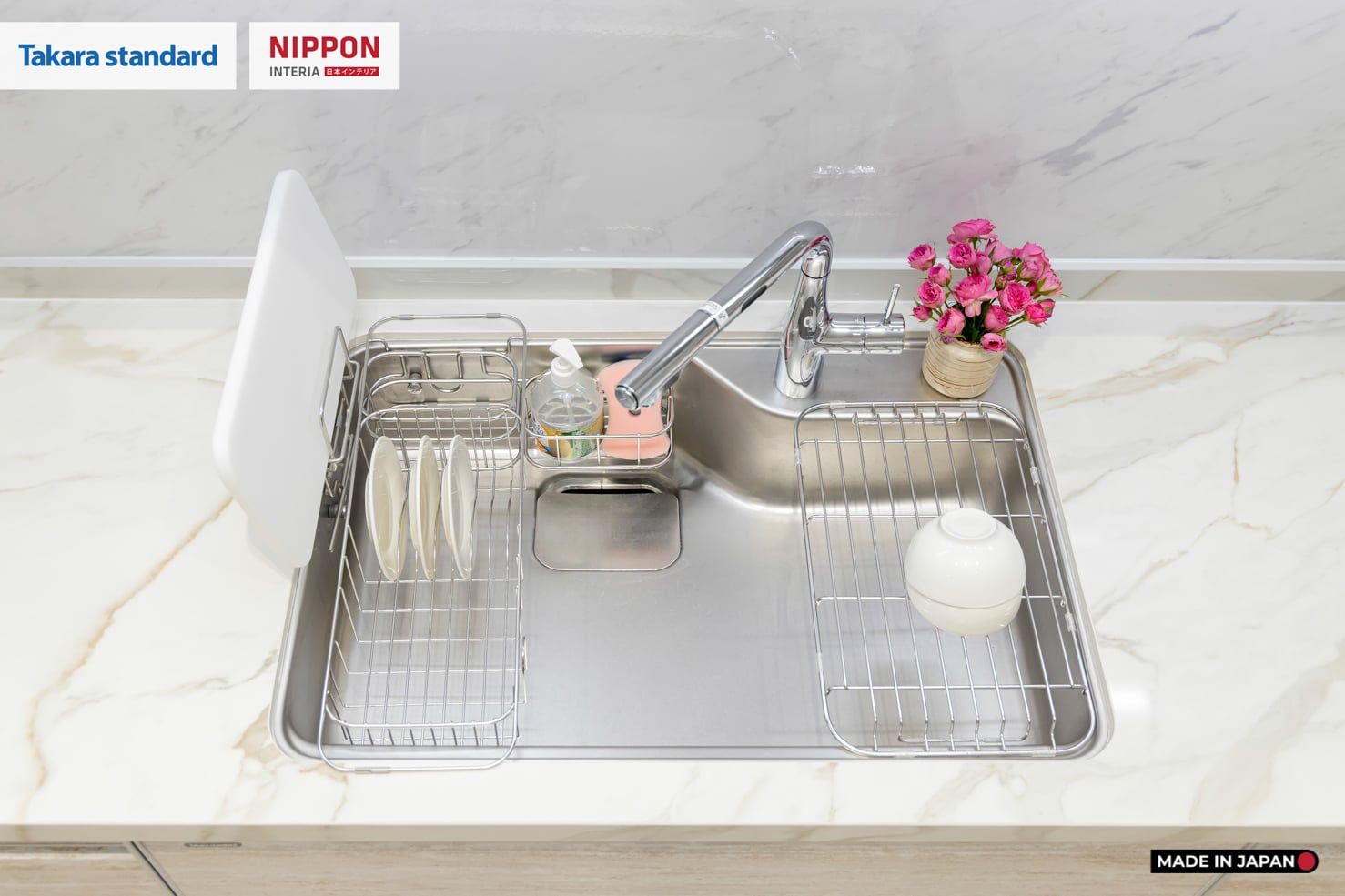 Hệ Tủ Bếp Nhật Bản Cao Cấp Treasia Chữ L Màu VNI - Phố Láng Hạ