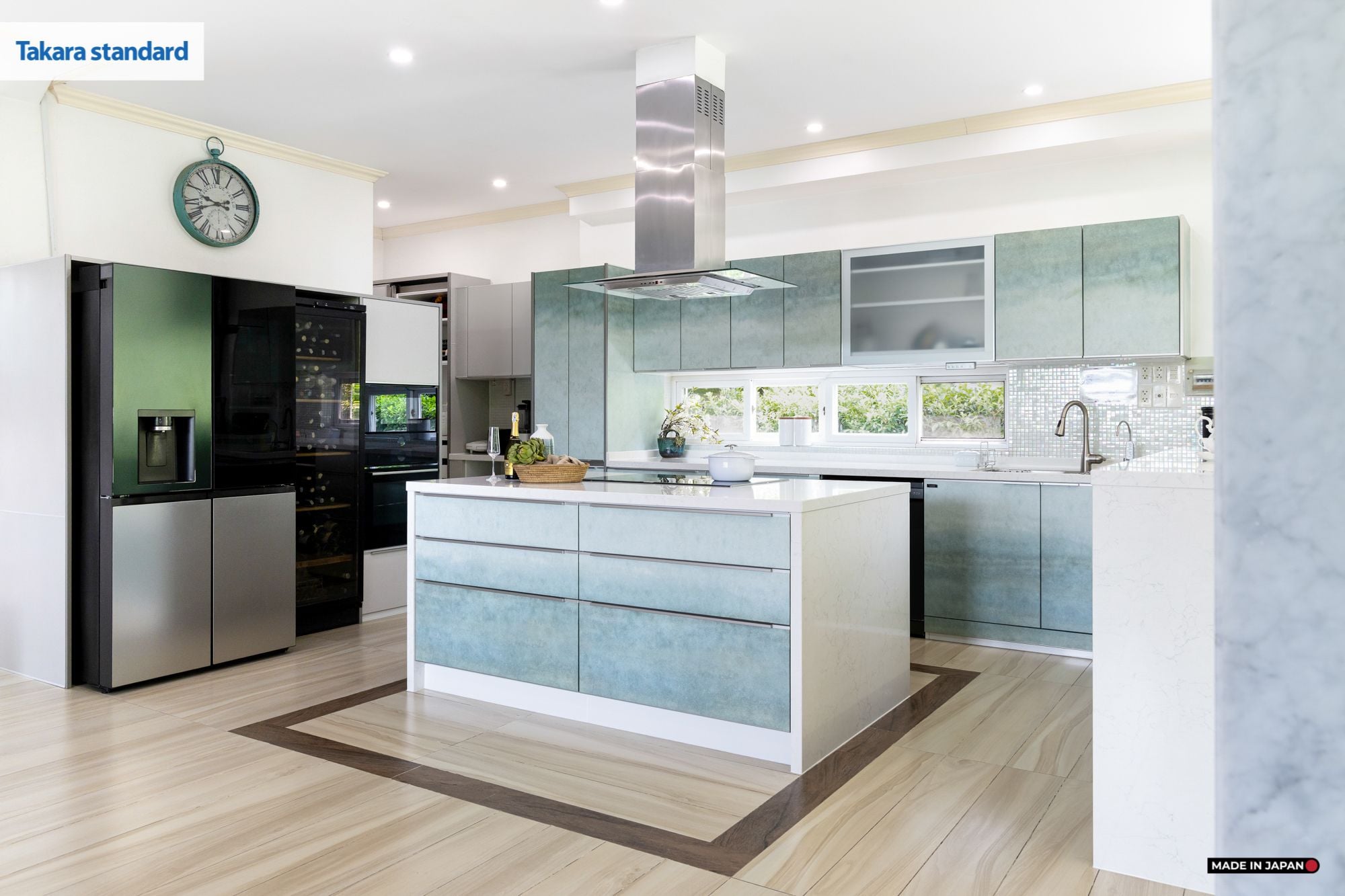 Hệ Tủ Bếp Nhật Bản Cao Cấp Lemure Chữ L Màu L1M - Nhà Phố Quận 9