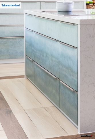 Hệ Tủ Bếp Nhật Bản Cao Cấp Lemure Chữ L Màu L1M - Nhà Phố Quận 9