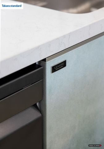 Hệ Tủ Bếp Nhật Bản Cao Cấp Lemure Chữ L Màu L1M - Nhà Phố Quận 9