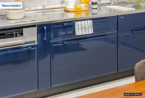 Hệ Tủ Bếp Nhật Bản Cao Cấp Edel Chữ I Màu ESN - Phố Láng Hạ