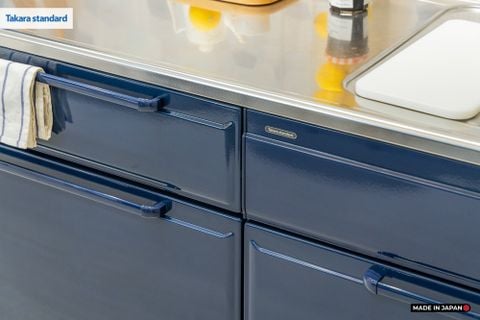 Hệ Tủ Bếp Nhật Bản Cao Cấp Edel Chữ I Màu ESN - Phố Láng Hạ