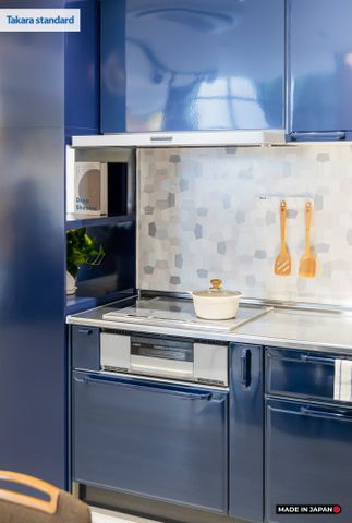 Hệ Tủ Bếp Nhật Bản Cao Cấp Edel Chữ I Màu ESN - Phố Láng Hạ