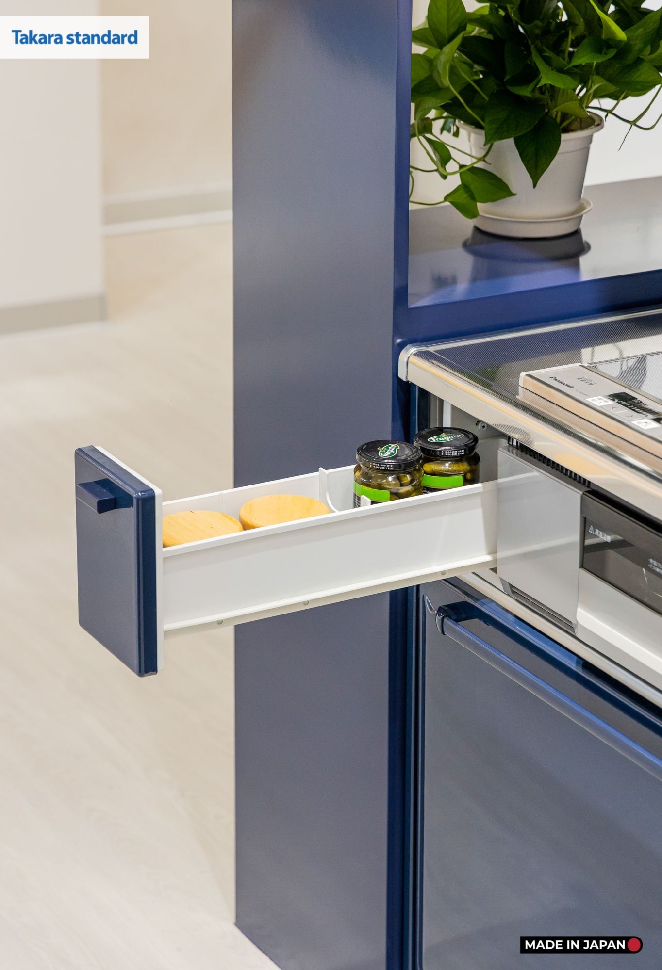 Hệ Tủ Bếp Nhật Bản Cao Cấp Edel Chữ I Màu ESN - Phố Láng Hạ