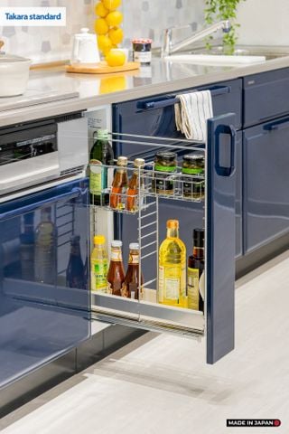 Hệ Tủ Bếp Nhật Bản Cao Cấp Edel Chữ I Màu ESN - Phố Láng Hạ