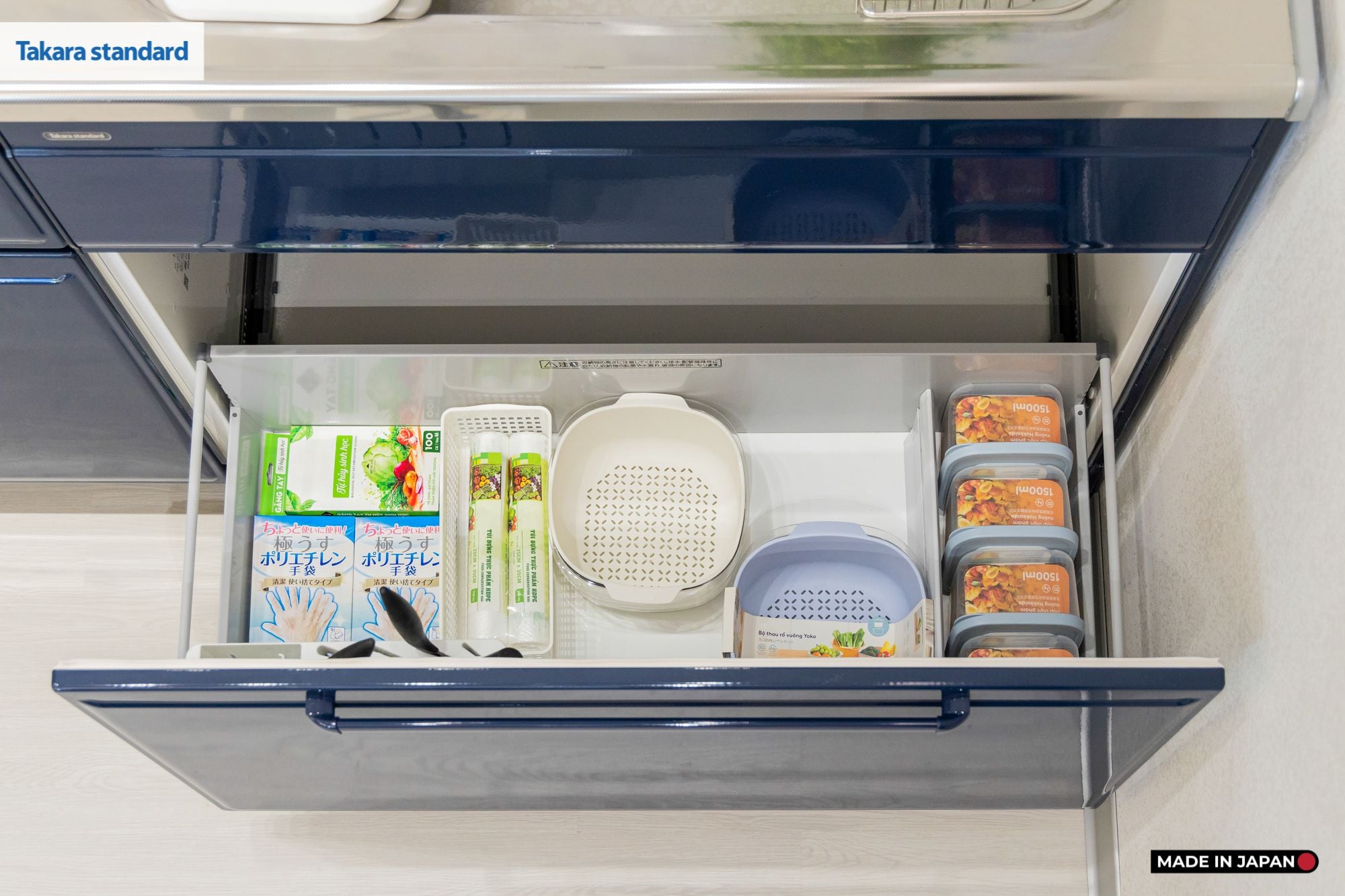 Hệ Tủ Bếp Nhật Bản Cao Cấp Edel Chữ I Màu ESN - Phố Láng Hạ