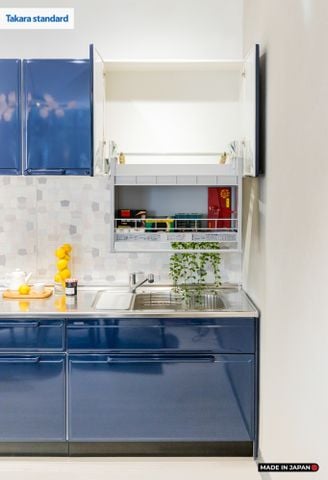 Hệ Tủ Bếp Nhật Bản Cao Cấp Edel Chữ I Màu ESN - Phố Láng Hạ