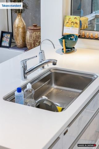 Hệ Tủ Bếp Nhật Bản Cao Cấp Lemure Chữ L Màu LJD - Căn Hộ Saigon Pearl