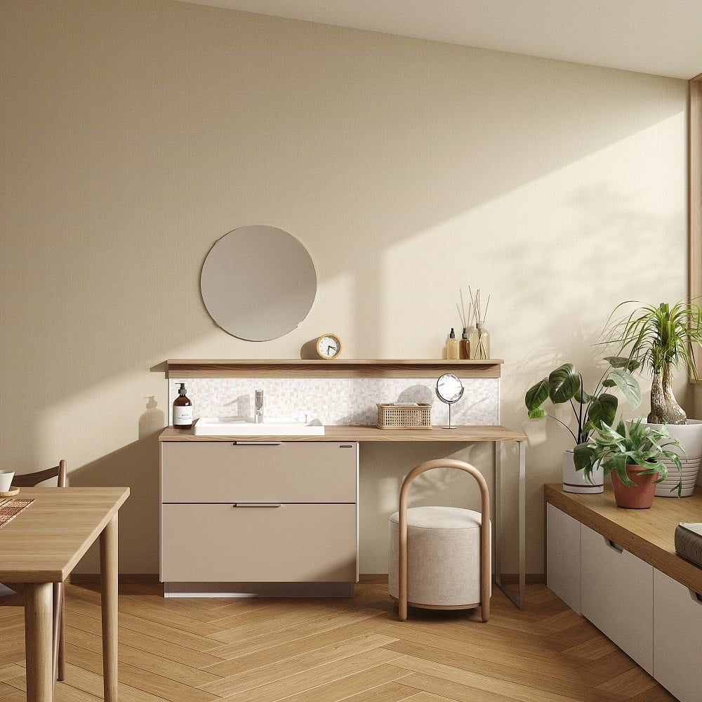 Hệ Tủ Gương Lavabo Famile Màu Floral Ivory (Mã YSI)