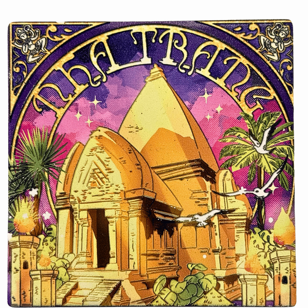 3D Ceramic Square Shape Art Nouveau Nha Trang