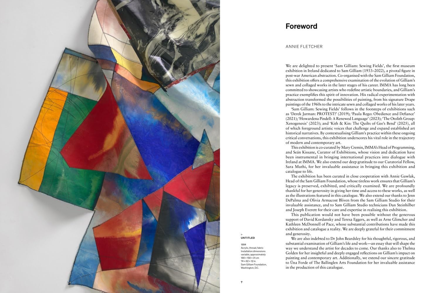  Sam Gilliam: Sewing Fields 