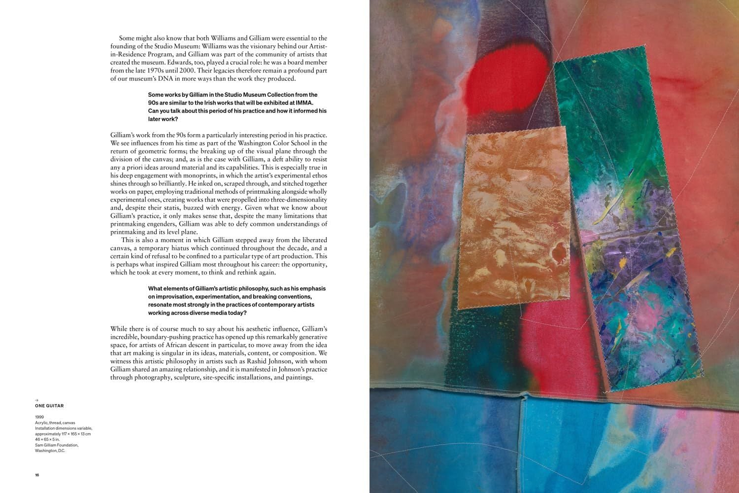  Sam Gilliam: Sewing Fields 