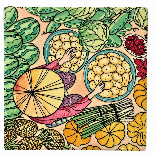 3D Ceramic Square Shape Life in Việt Nam 1