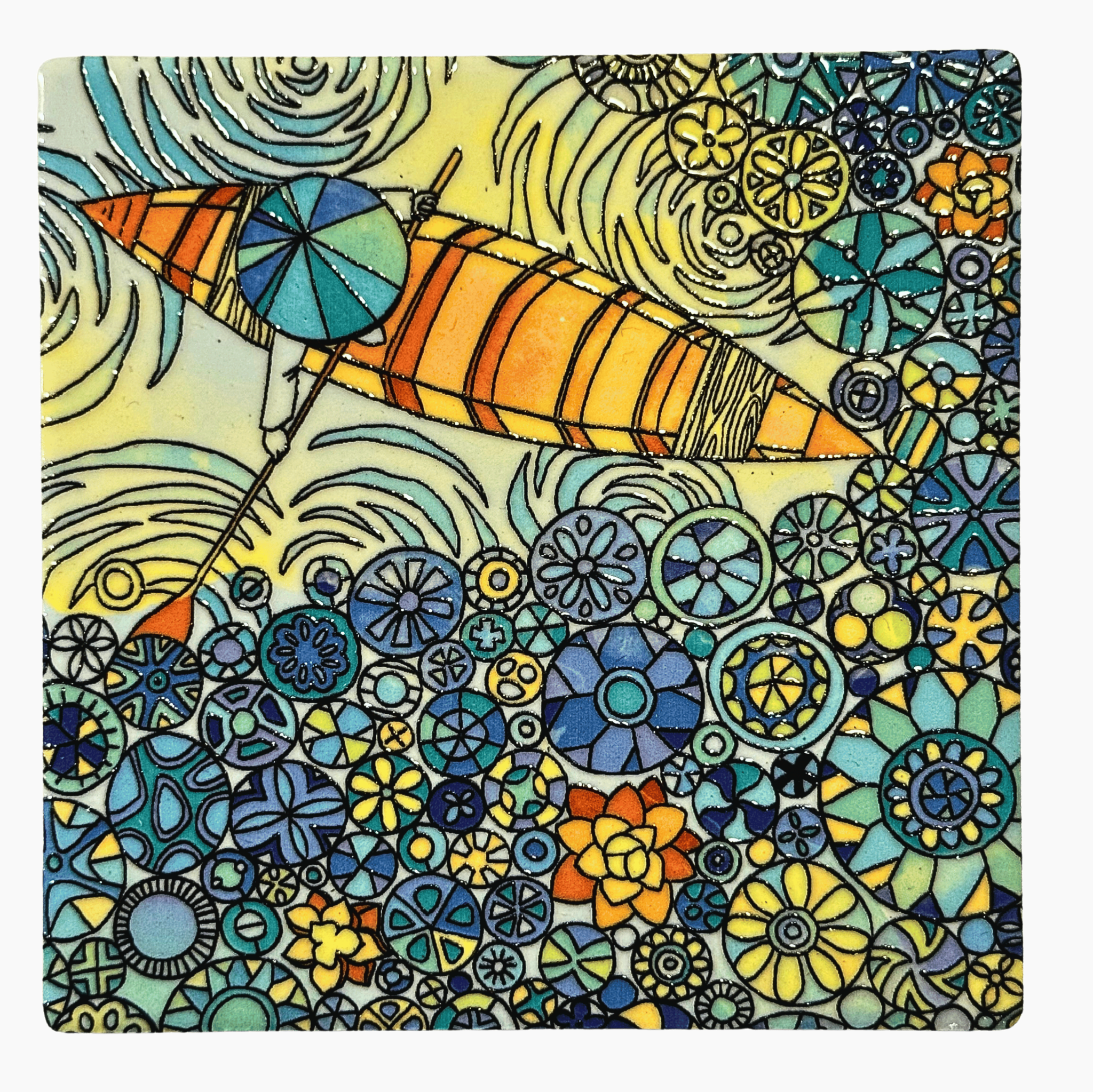  3D Ceramic Square Shape Life in Việt Nam 7 