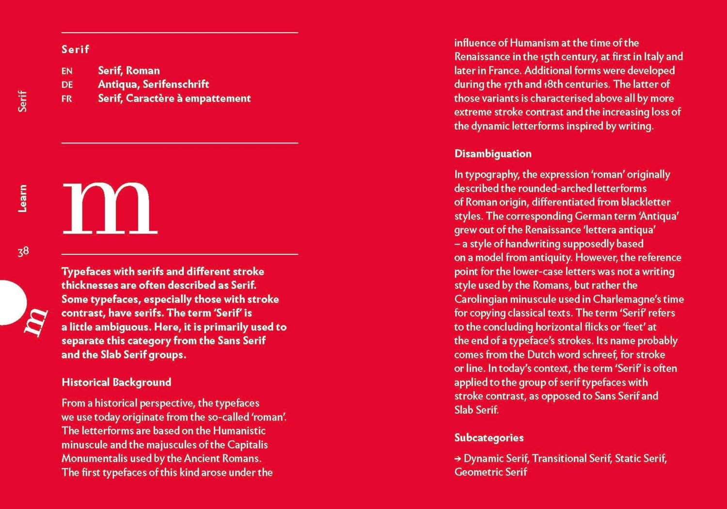  The quick classification guide for typography: A handbook for designers 