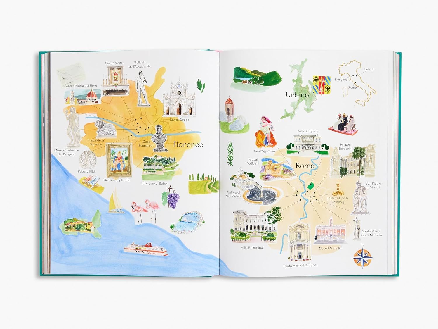  Italy: In the Footsteps of the Great Artists (The Art of Travel, 1) 
