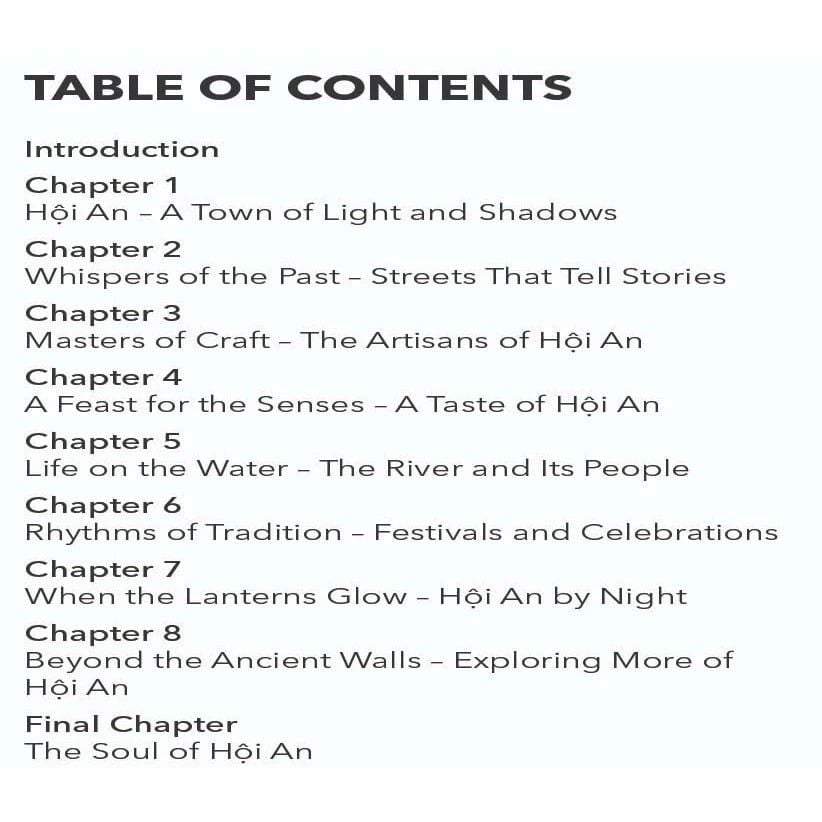  HOI AN Where time remembers 