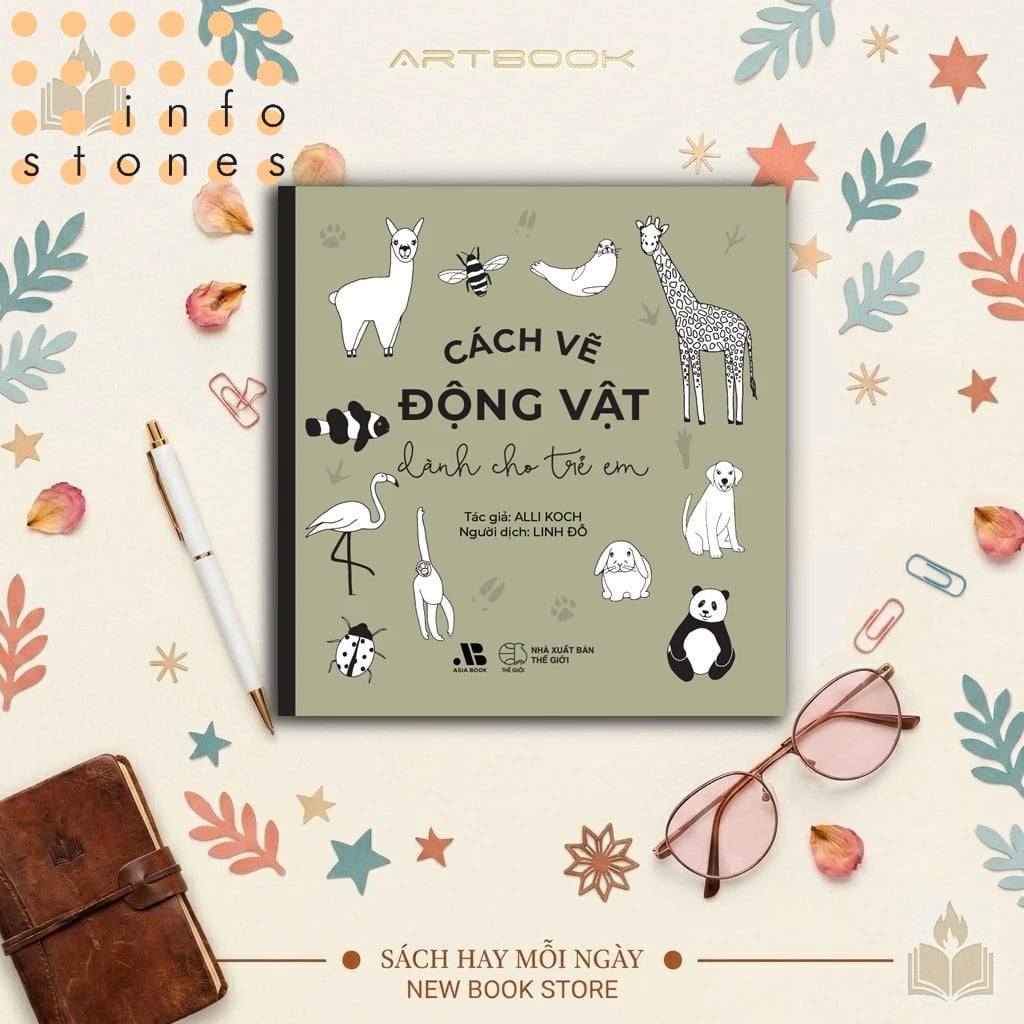 Cách vẽ động vật dành cho trẻ em