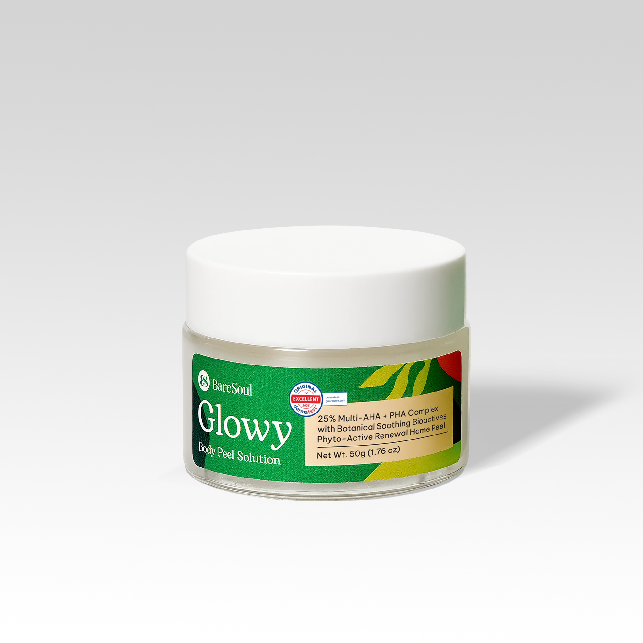  (Công thức mới) Tinh chất tẩy da chết cơ thể cho nách, bikini, đầu gối, khuỷu tay BareSoul Glowy Body Peel Solution 50g - 1.76 oz 