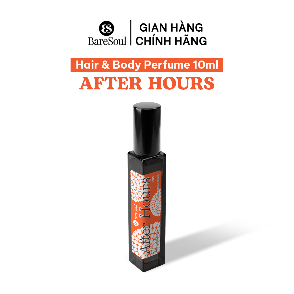  Nước hoa cho tóc và cơ thể mùi hương BareSoul AFTER SHOWER/HOURS/RAIN 10ml 
