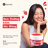  Son dưỡng có màu kiêm má hồng giúp làm hồng môi và má tự nhiên BareSoul Lip & Cheek Tint 10g 