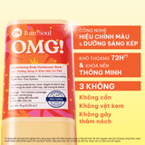  Sáp dưỡng sáng & che khuyết điểm, khử mùi BareSoul OMG Cam 15g - Che phủ tức thì - Giúp làm sáng vùng nách, đùi trong, bikini 