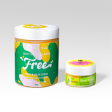  Combo Muối tắm gội BareSoul Free Body & Hair Scrub 330g + Tẩy tế bào chết môi BareSoul Best Kisser Lip Scrub 20g 