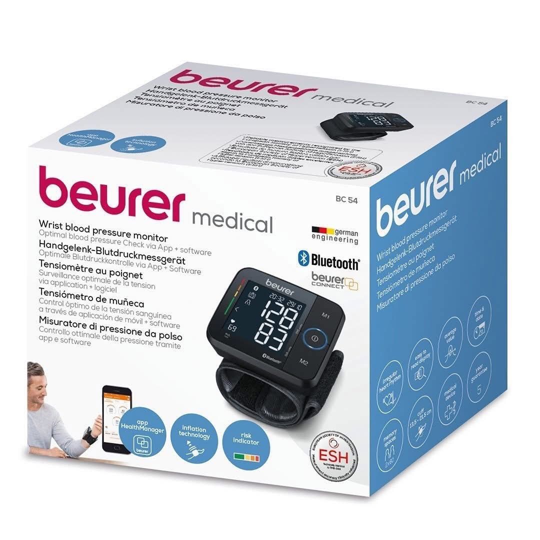 Máy đo huyết áp cổ tay điện tử cảm ứng BEURER BC54