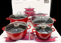Bộ nồi 4 món KHG Verona màu đỏ