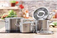 Bộ nồi Fissler Profi set 4 món vung kính made in Germany