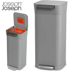 Thùng rác nén rác và khử mùi Joseph Joseph Titan Pebble/Stone 20L
