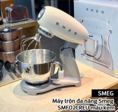 Máy trộn đa năng Smeg SMF02Creu màu kem