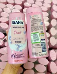 Sữa tắm Isana Creamedusche - Sữa tắm hương hoa quả bảo vệ chăm sóc làn da cho cả gia đình, chai 300ml