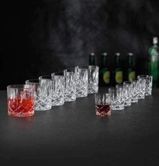 Bộ 12 cốc pha lê 102390 Nachtmann Noblesse 245ml +55ml Made in Germany (chuẩn size rượu mạnh)