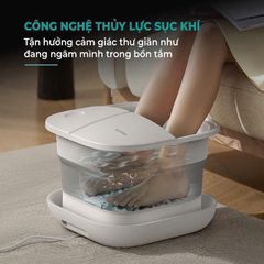 Bồn ngâm chân massage Philips PPM6502 màu trắng