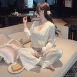  Pyjama dài lụa satin mềm PM4643 