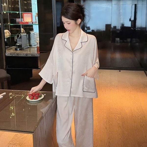  Pyjama lụa Brocade PM2861 