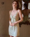  Váy lụạ phối ren D2576 