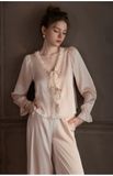  Bộ pyjama lụa tiểu thư dài PM2358 