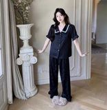  Bộ ngủ pijama lụa QDTN QD26 ( nhiều hoạ tiết) 