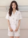  BỘ LỤA NGẮN MẶC NHÀ OURSON PM6794-1 