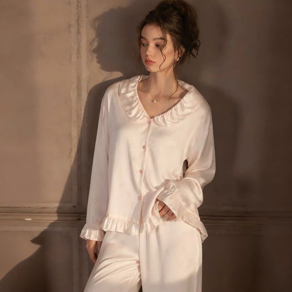  BỘ PYJAMA TAY DÀI CỔ BÈO HỌA TIẾT PM8394 