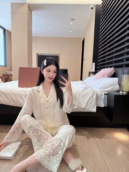  Pyjama dài lụa satin mềm PM8673-2 