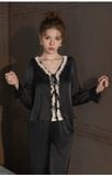  Bộ pyjama lụa tiểu thư dài PM2358 