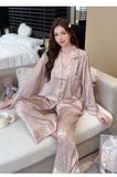  Pyjama dài lụa satin PM5644 