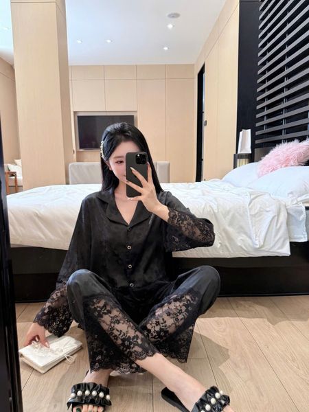  Pyjama dài lụa satin mềm PM8673-2 