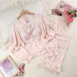  Bộ ngủ pijama lụa dài TD27 