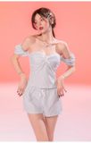  Bộ thô ngắn sọc xanh PM9566 