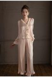  Bộ pyjama lụa tiểu thư dài PM2358 